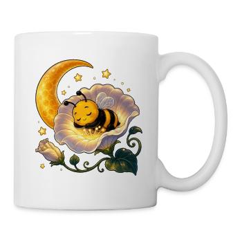 Biene Honig Imker Honigwabe Blumen Wiese Insekt - Tasse - Weiß - Rechts