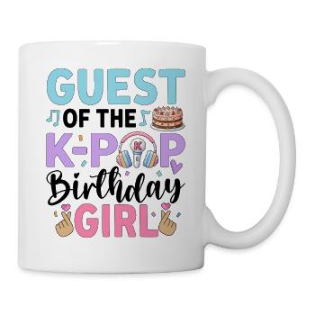 Guest Of The K-Pop Birthday Girl - Mug - white - Right
