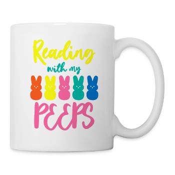 Reading with my Peeps - Mug - white - Right