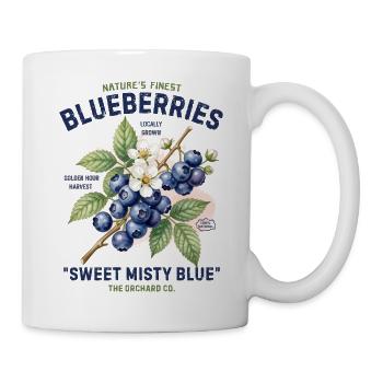 Sweet Misty Blueberries Orchard Blueberry - Mug - white - Right