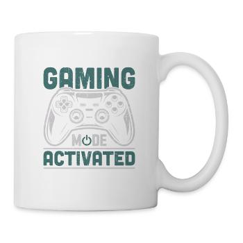 Mode de jeu activé Gamer Gaming Play - Mug blanc - blanc - Droite