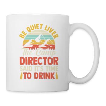 Camping Bonfire Camp Life Forest Camper - Tasse - Weiß - Rechts