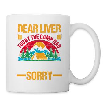 Camping Bonfire Camp Life Forest Camper - Tasse - Weiß - Rechts