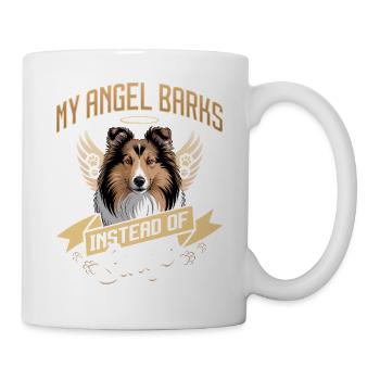 Shetland Sheepdog Sheltie Dog Breed - Mug - white - Right