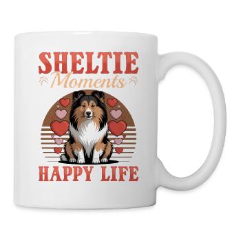 Shetland Sheepdog Sheltie Dog Breed - Mug - white - Right