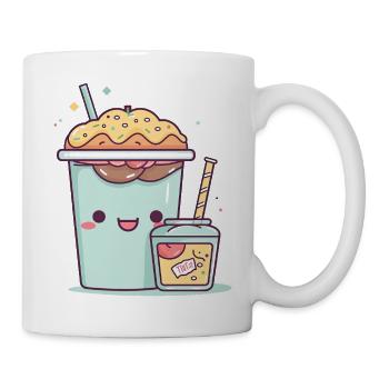 Kawaii drink with sprinkles - Mug - white - Right