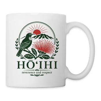 Hoihi Ehrfurcht Respekt - Tasse - Weiß - Rechts
