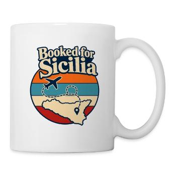 Vacances en Sicile, réservées pour un cadeau de voyage en Sicile - Mug blanc - blanc - Droite