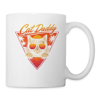 Cat Daddy, Cat Dad, Cat Dad - Mug - white - Right