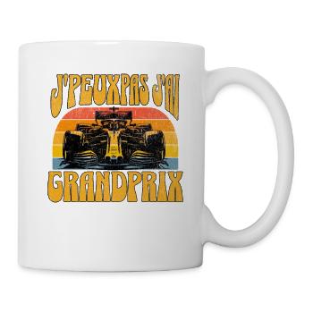 J'peux pas j Grand Prix rétro - Mug blanc - blanc - Droite