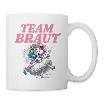 Team Braut Junggesellinnenabschied - Tasse - Weiß - Rechts