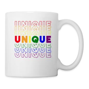 LGBT Gay Pride Month Love is unique - Mug - white - Right