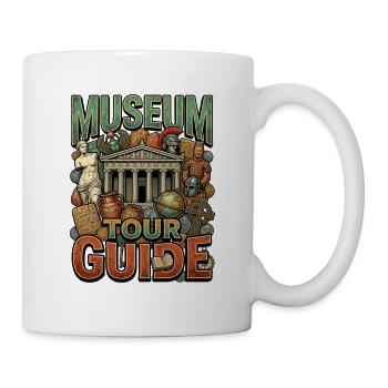 Museumstour Guide - Tasse - Weiß - Rechts
