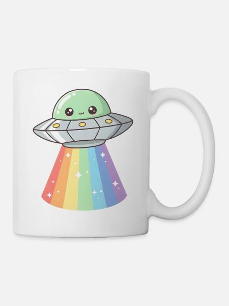 Ufo - Tasse - Weiß