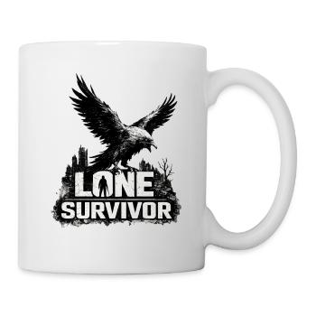 SEUL SURVIVANT | Conception post-apocalyptique de Raven - Mug blanc - blanc - Droite