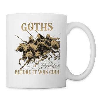 Historical Horseman Humor Motif | Late Gothic Chapel - Mug - white - Right
