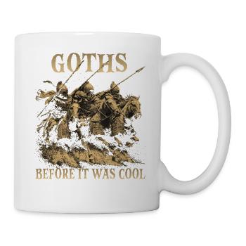 Ancient Equestrian Peoples, Romans, Germanic Tribes, History - Mug - white - Right