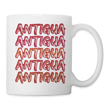 Antigua Graffiti Serie - Tasse - Weiß - Rechts