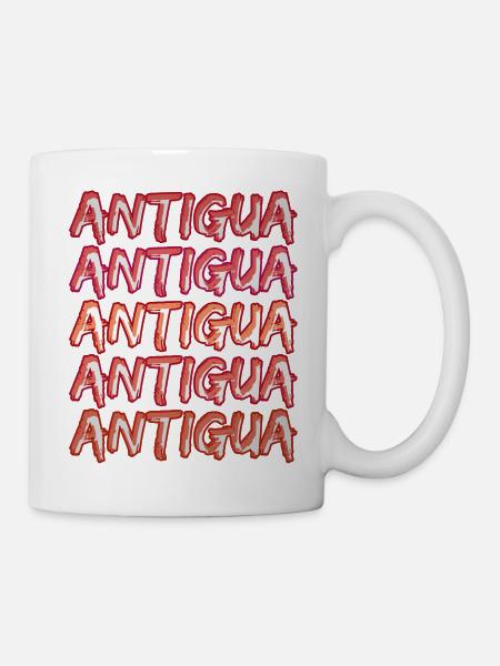 Antigua Graffiti Serie - Tasse - Weiß