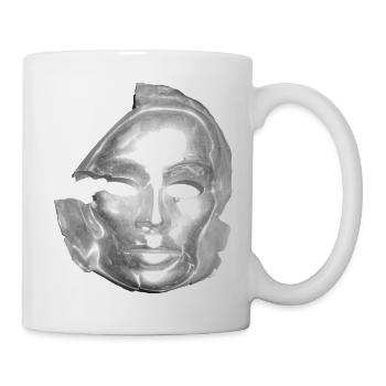 Gesicht face Maske alt Schönheit mystisch Illusion - Tasse - Weiß - Rechts