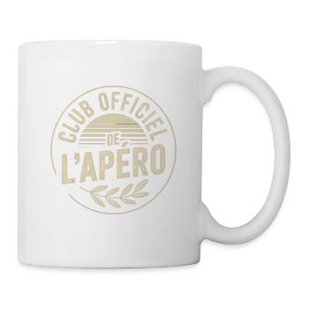 Club Officiel de l’Apéro - Mug blanc - blanc - Droite
