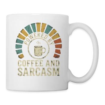 Café et Sarcasme Kaffee - Mug blanc - blanc - Droite