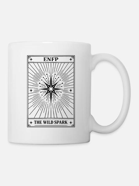 ENFP | Tarotkarte Persönlichkeit - Tasse - Weiß