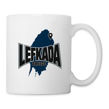 Greece Lefkada Island, Lefkada Greece Travel Memor - Mug - white - Right