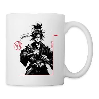 Samurai  - Tasse - Weiß - Rechts