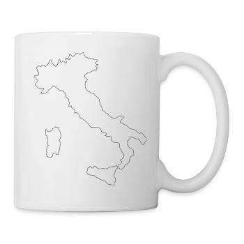 Italy map1 - Mug - white - Right