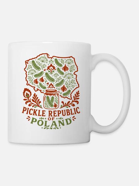 Pickle-Republik Polen - Tasse - Weiß