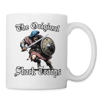 Scottish Clan Warrior Motif | Highland Charge - Mug - white - Right