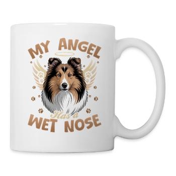 Chien Shetland Sheltie Race - Mug blanc - blanc - Droite