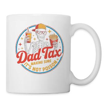 Dad Tax Snack Skeleton - Mug - white - Right