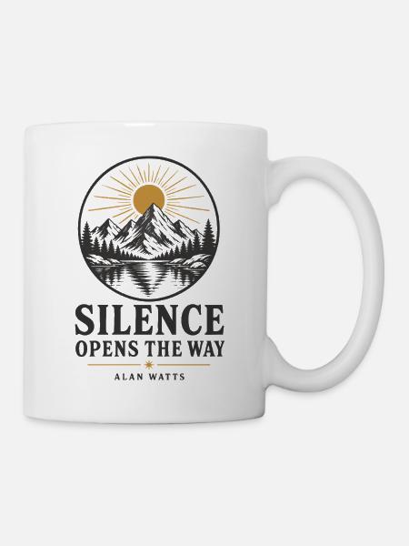Stille Bergstraße - Tasse - Weiß