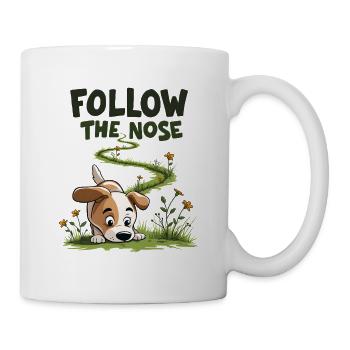 Follow The Nose Dog Nose Work Fun - Mug - white - Right