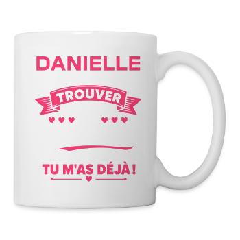 Danielle Cadeaux Déjà - Mug blanc - blanc - Droite