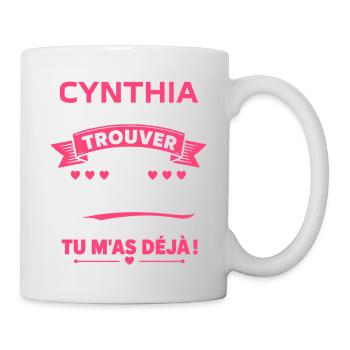 Cynthia: Le Meilleur Des Cadeaux Déjà - Mug blanc - blanc - Droite