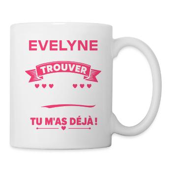 Evelyne: Le meilleur des cadeaux déjà - Mug blanc - blanc - Droite
