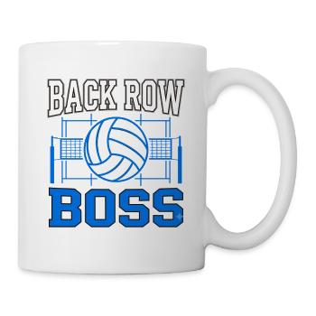 Volleyball Libero Defensivspezialist Spieler - Tasse - Weiß - Rechts