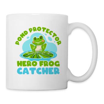Frog Catcher Pond Protector Frog - Tasse - Weiß - Rechts