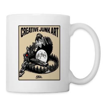 Art créatif de Junk Moon Jaw - Mug blanc - blanc - Droite