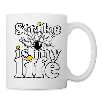 Bowling - Strike Life – Lifestyle - Mug - white - Right