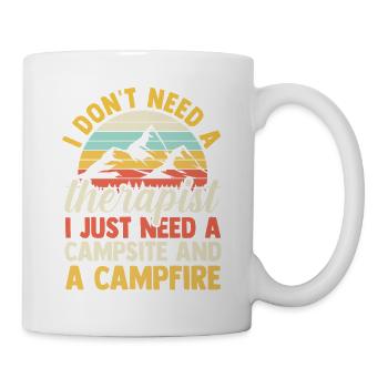Camping Bonfire Camp Life Forest Camper - Mug - white - Right