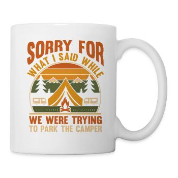 Camping Bonfire Camp Life Forest Camper - Tasse - Weiß - Rechts