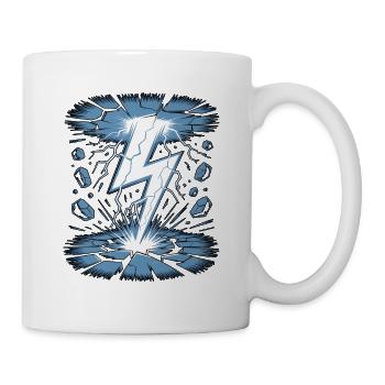 Lightning Lightning Thunderstorm Current Storm - Mug - white - Right
