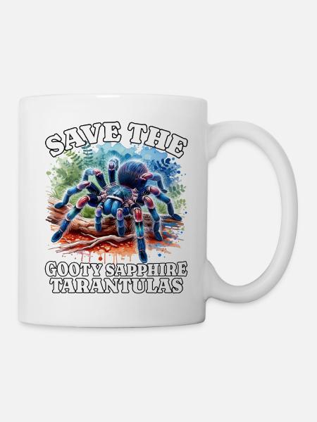 Save Gooty Saphir Tarantel - Tasse - Weiß
