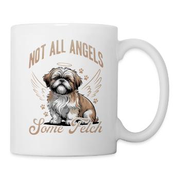 Shih Tzu Dog Breed - Tasse - Weiß - Rechts