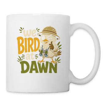 Dawn Bird Watching - Mug - white - Right