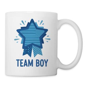 Révélation du sexe : équipe Baby Shower Boy Baby - Mug blanc - blanc - Droite